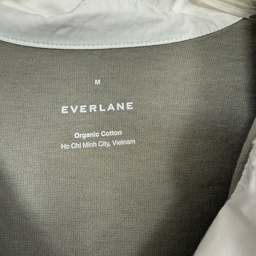 Everlane Sage Green Collared Shirt Dress size medium - Picture 8 of 11